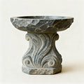 Slate Stone Fountain Base - Stone Sculpture