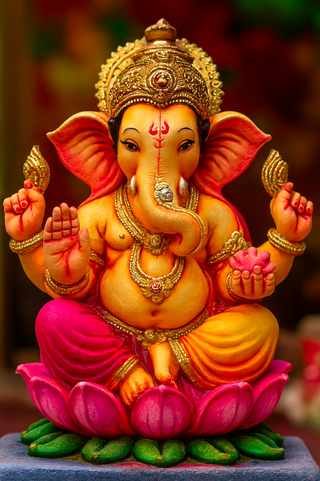 Lord Ganesha stone sculpture
