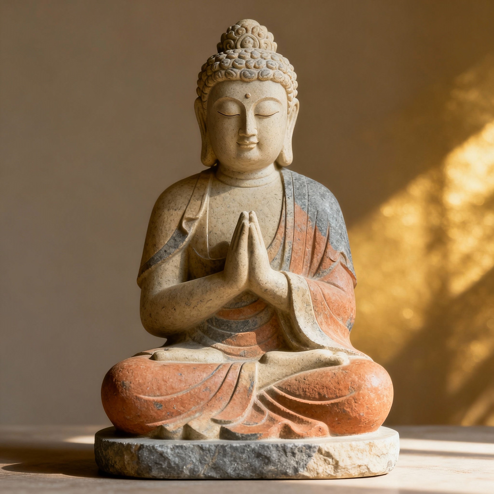 Serene Buddha Stone Sculpture