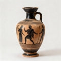 Greek Pottery Amphora - Clay Sculpture