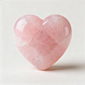Pink Rose Quartz Heart - Marble Sculpture