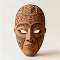 Nigerian Tribal Mask - Clay Sculpture