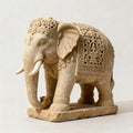 Sandstone Elephant Carving - Stone Sculpture