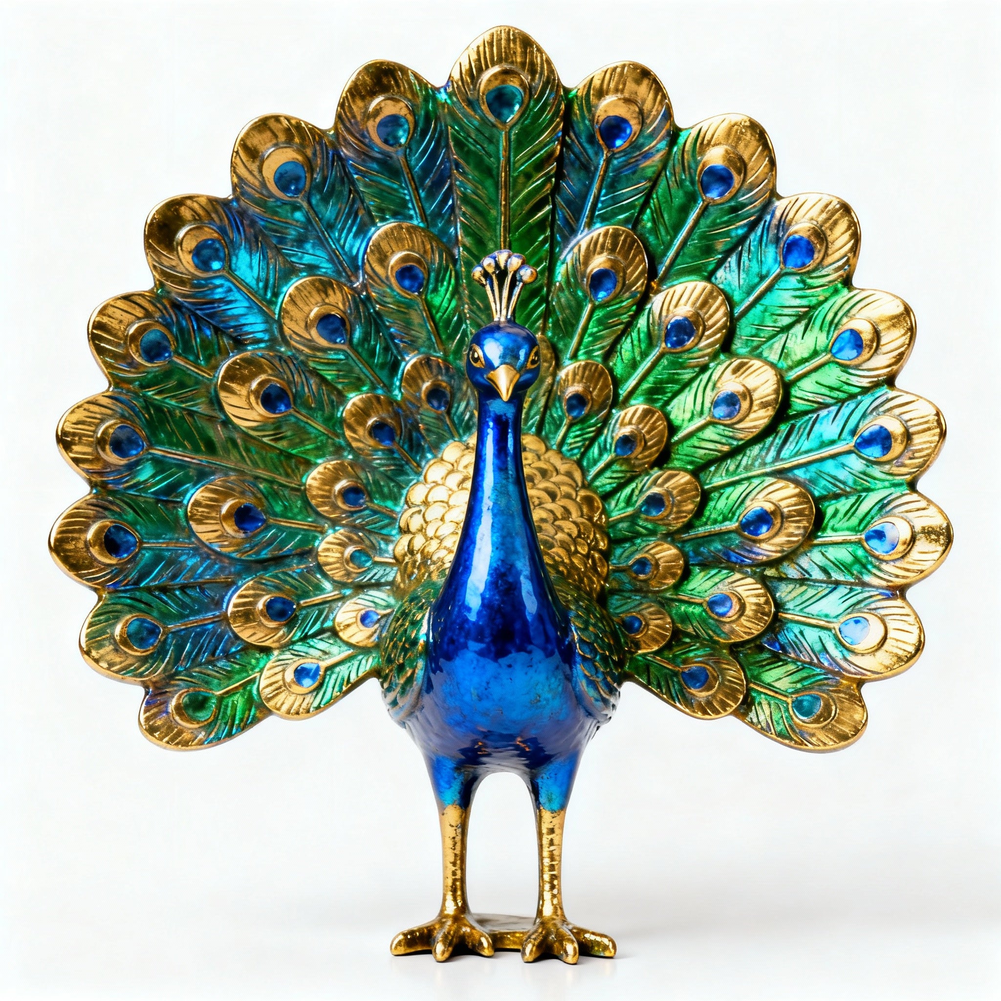 POP Decorative Peacock Showpiece
