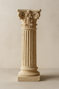 Limestone Greek Column Pedestal
