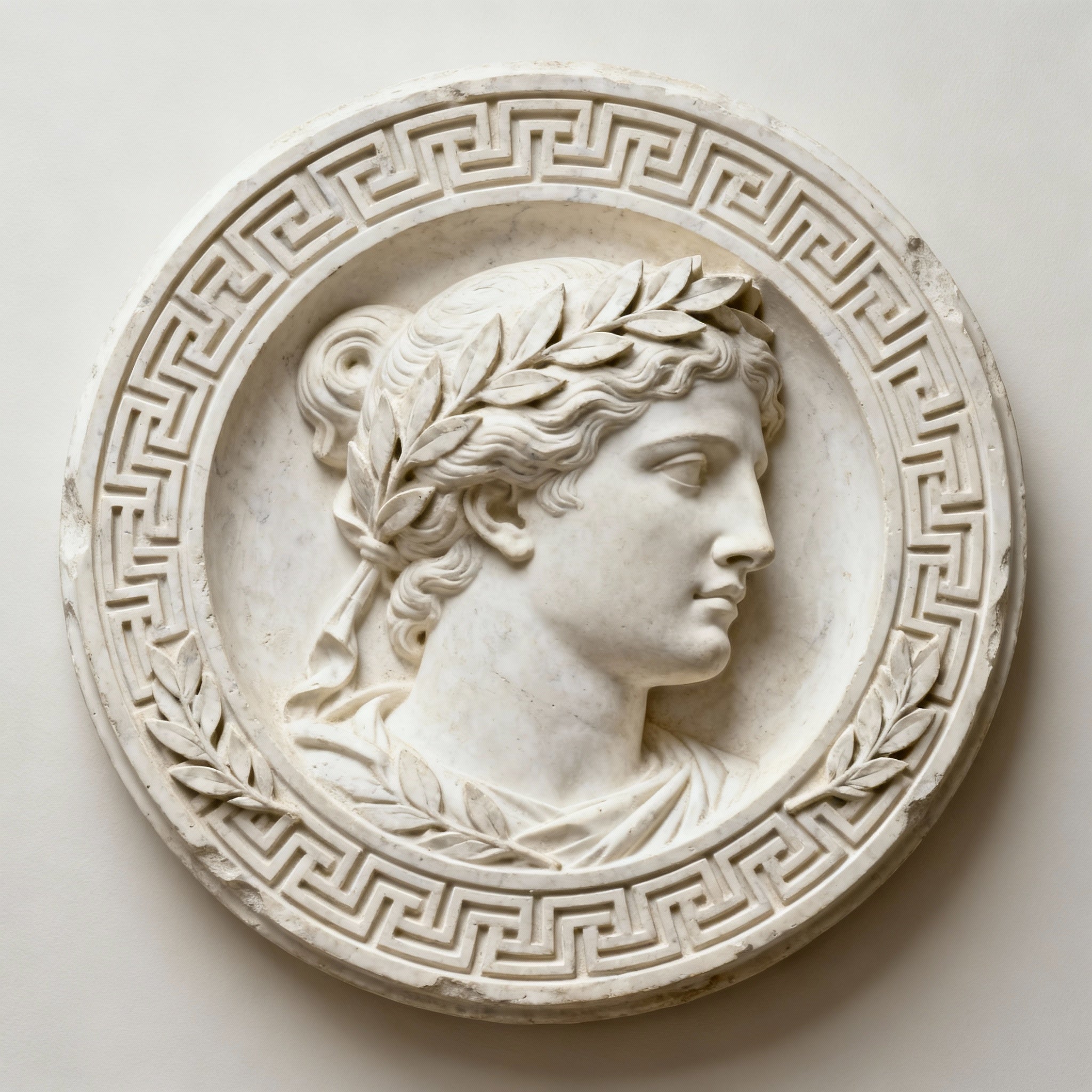 Neoclassical Plaster Medallion - POP Sculpture