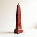 Porphyry Egyptian Obelisk - Stone Sculpture