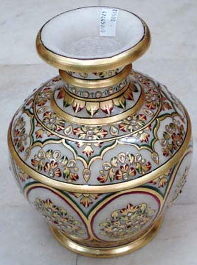 Rajasthani Pot White