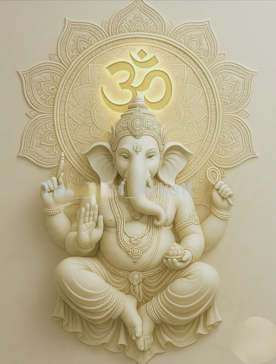 Ganesha Mandala Relief